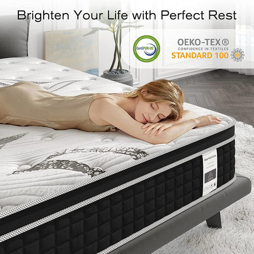 10.5 Inch Hybrid Gel Memory Foam Queen Mattress - ShipItFurniture