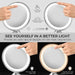 10X Magnifying Lighted Makeup Mirror with Suction Cup - ShipItFurniture