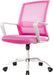 Pink Mesh Swivel Office Chair