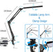 Swing Arm Desk Light with Clamp, LED