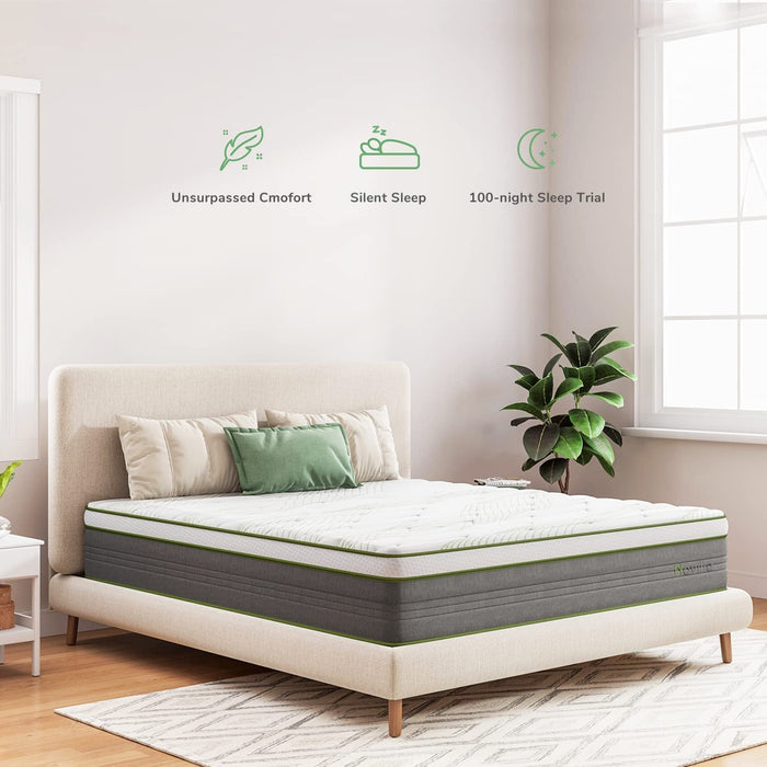 12″ Gel Memory Foam Hybrid Queen Mattress - ShipItFurniture