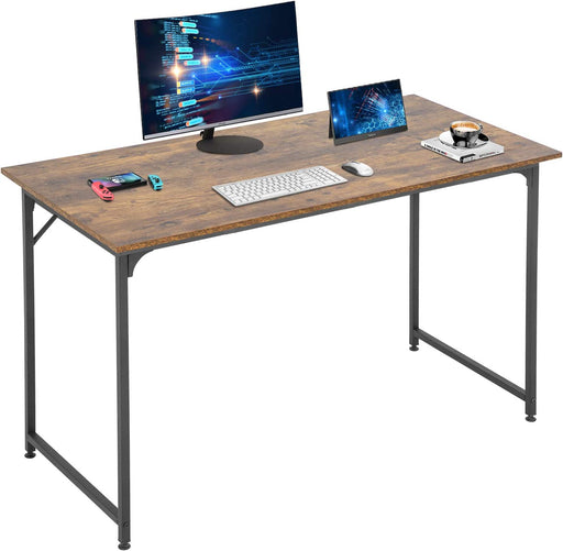 48″ Modern Black Computer Desk for Small Spaces