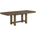 Moriville Farmhouse Dining Extension Table, Seats up to 8