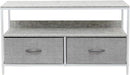 2-Drawer TV Stand Dresser with Storage