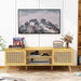 Rattan TV Console for 55 Inch TV