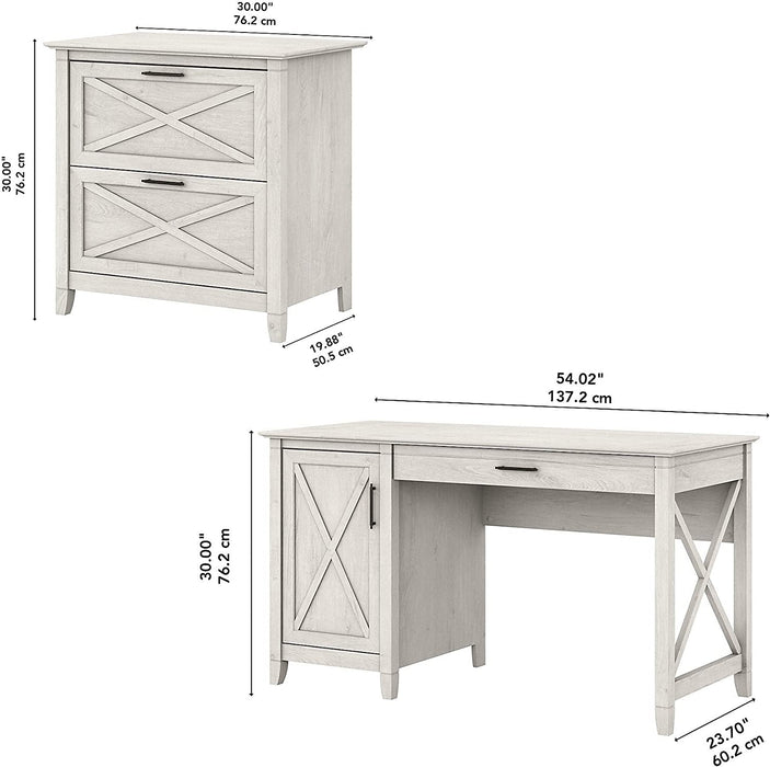 Key West Computer Desk with Storage