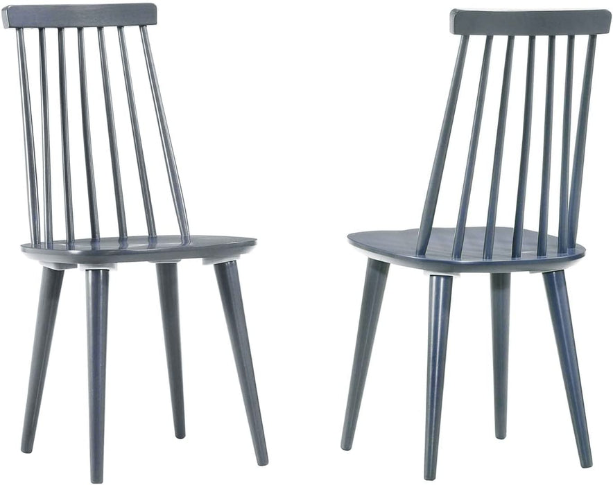 Duhome Wood Dining Chairs Set of 2, Grey