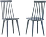 Duhome Wood Dining Chairs Set of 2, Grey