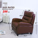 Tan Leather Automatic Lifting Recliner Chair