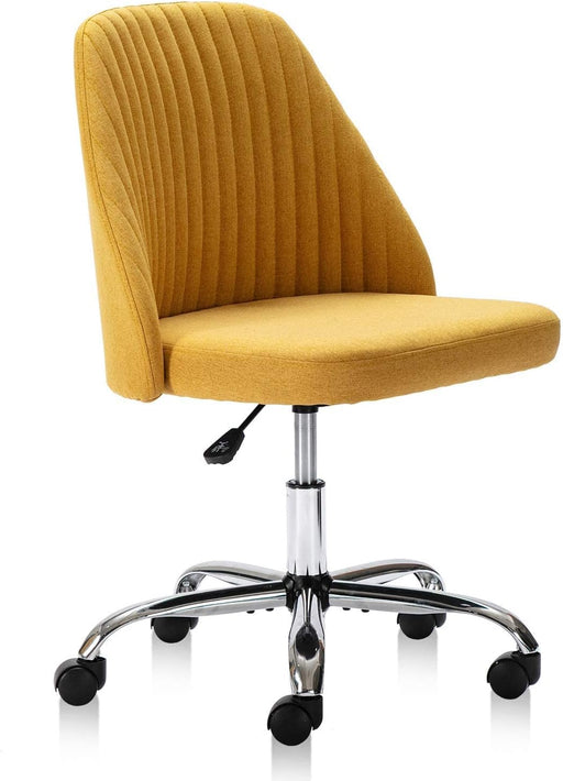 Modern Yellow Swivel Chair for Home Office