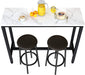 3-Piece Rectangle Pub Dining Set with Stools