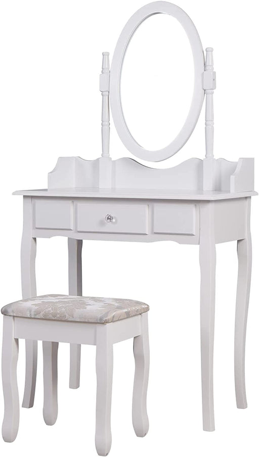 Girls Vanity Table Set with Mirror