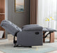 Classic Manual Recliner Chair, Padded Oversized Sofa