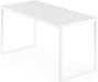 55″ White Desk with Easy Assembly