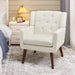 Button-Tufted Accent Chairs for Cozy Living Spaces