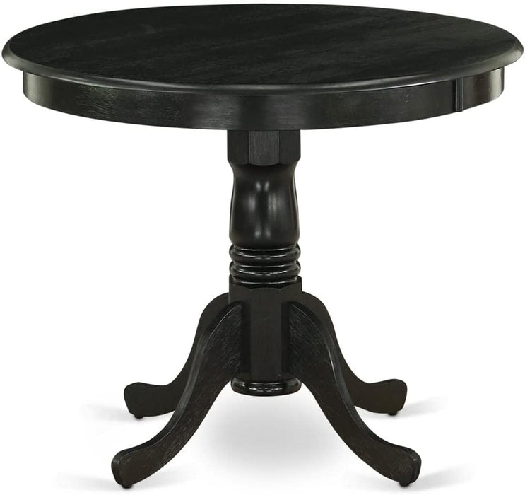 Room ANT-ABK-TP Modern Kitchen Table, Black Finish