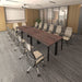 Rustic Walnut Brown Conference Tables for 14