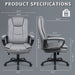 Ergonomic High-Back Office Chair for Long Seating