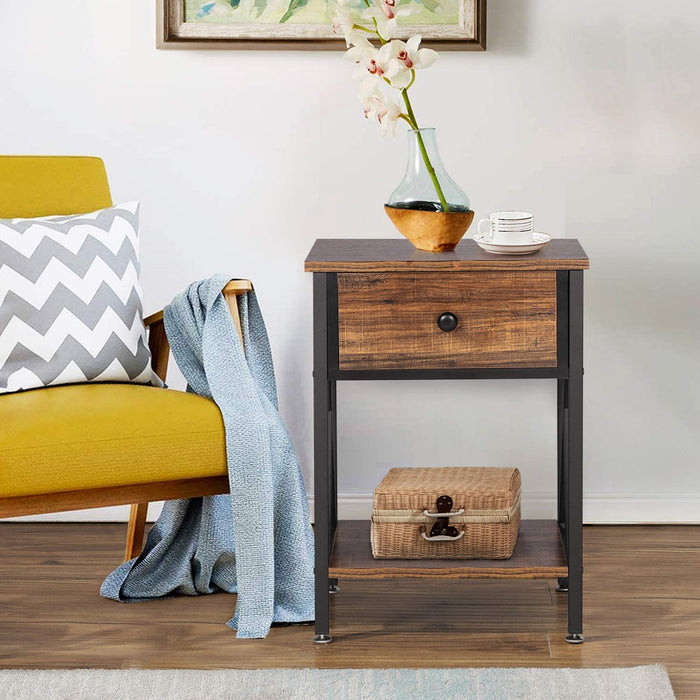 Versatile X-Design Brown Nightstand