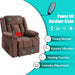 Electric Power Lift Recliner Chair with Massage,Coffee