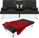 Modern Convertible Futon Sofa for Small Spaces