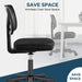 Ergonomic Mesh Chair with Adjustable Height and Wheels