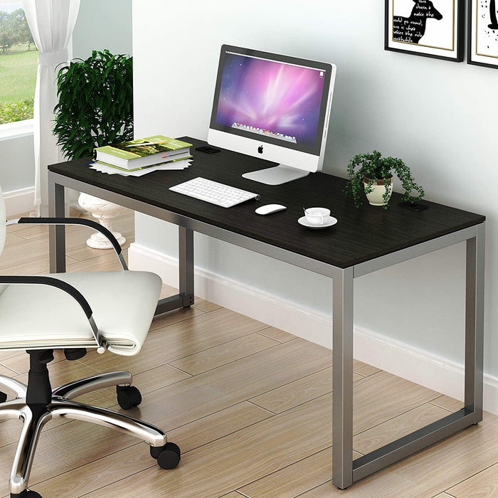 55-Inch Espresso Computer Desk for Home Office