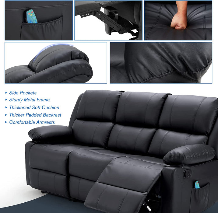 Massage Recliner Sofa With Heat