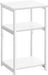 Side Table Tall Nightstand White
