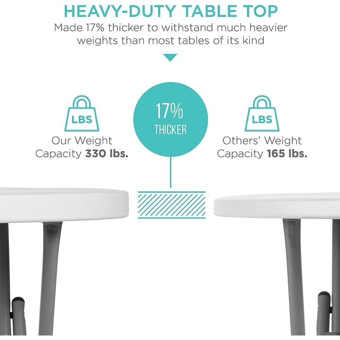 Bar Height Folding Table for Indoor/Outdoor Use
