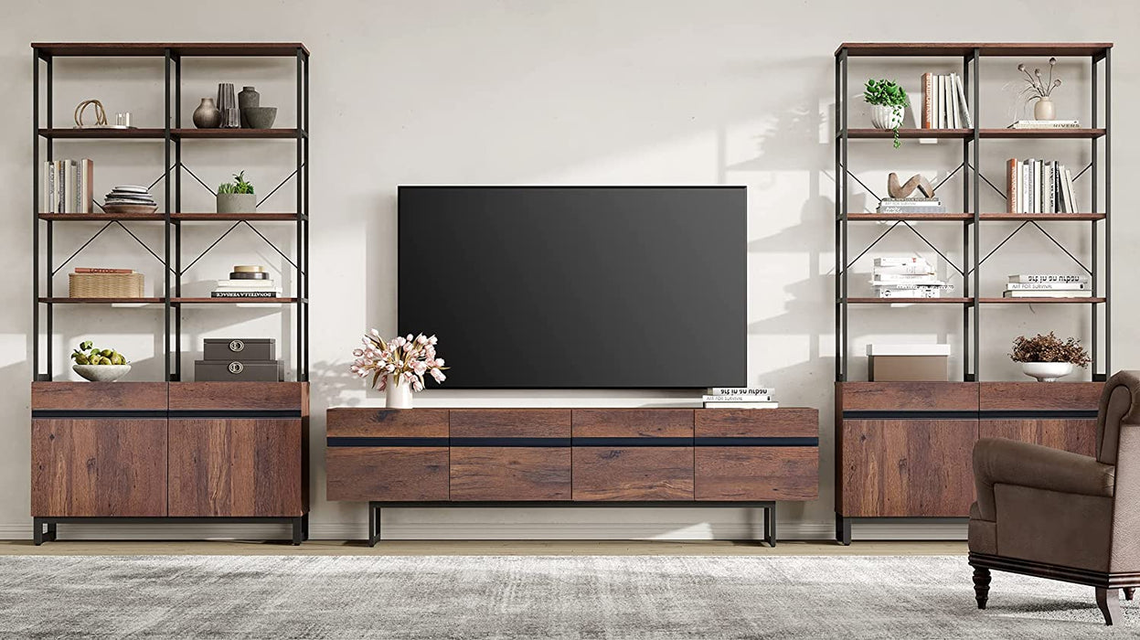 Sleek 100 Inch TV Stand with Storage