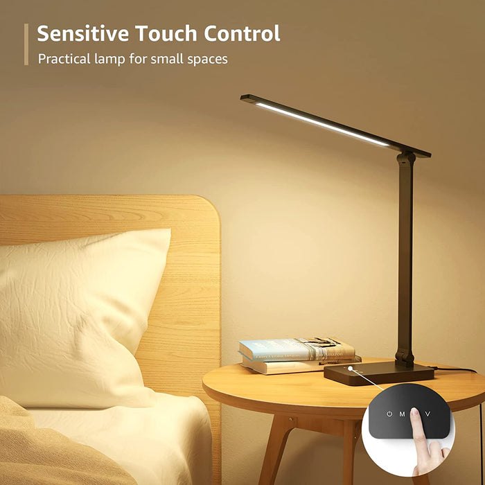 9W Metal LED Desk Lamp with Touch Control