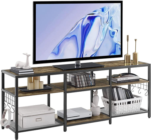 70-Inch TV Stand with 3-Tier Shelves