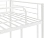 Twin Upholstered Bunk Bed, Gray