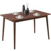 47″ Dining Table for Small Spaces, Natural Finish