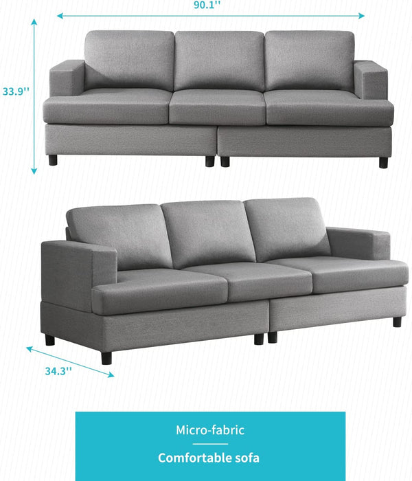 Upholstered Living Room Sofa Set