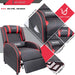 Gaming Recliner Chair PU Leather, Red