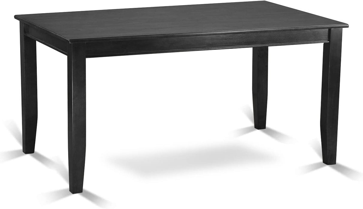 7-Piece Black Dining Room Table Set