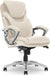 Ergonomic Cream Leather Executive Chair for Health and Wellness