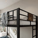 Wood Bunk Bed with Trundle, Twin over Full