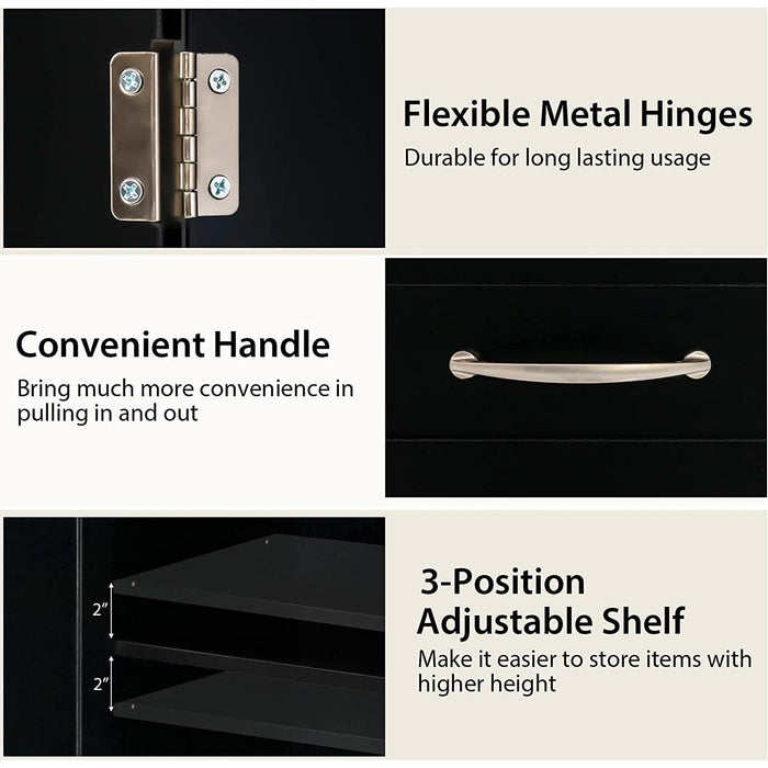 Buffet Credenza Console Table with Drawers