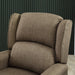 Brown Wingback Recliner with Massage & Heat