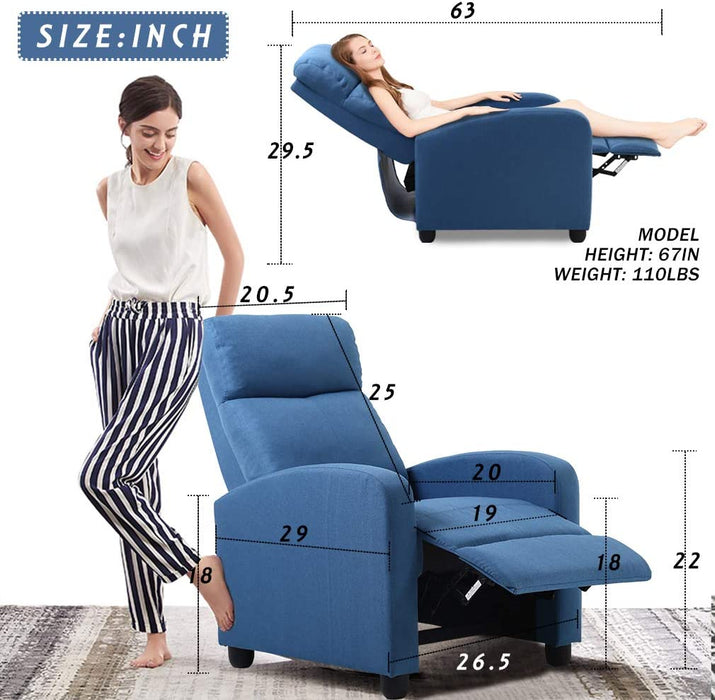 Recliner Chair for Living Room, Home Theater Seating