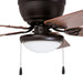 Prominence Home Benton 52" Bronze Low Profile Ceiling Fan with Light