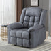 Classic Manual Recliner Chair, Padded Oversized Sofa