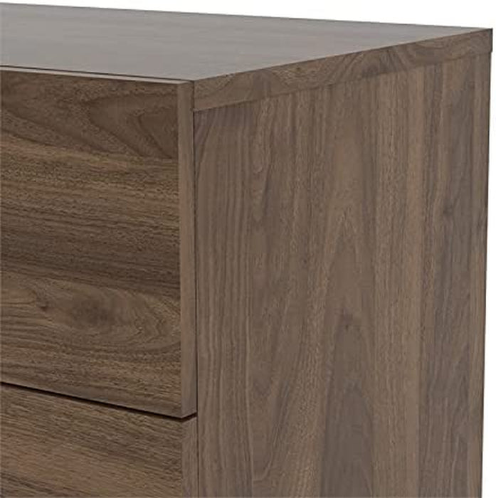 Walnut 8-Drawer Double Bedroom Dresser