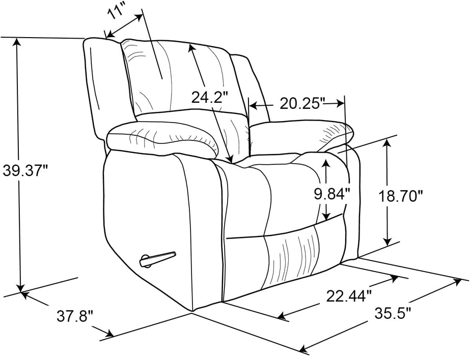 Relax a Lounger Preston Standard Recliner