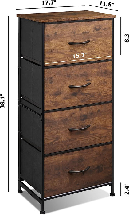 Dresser with 4 Drawers and Handles