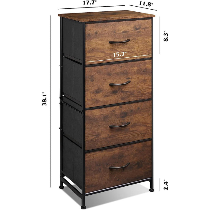 Dresser with 4 Drawers and Handles