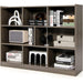 Modern Grey Cube Bookcase for Living Spaces